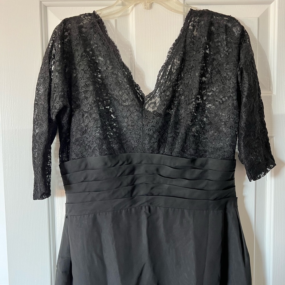 Vintage Black Illusion Cocktail Dress